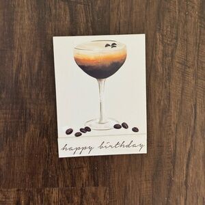 Anthropologie Happy Birthday Coffee Cocktail matches